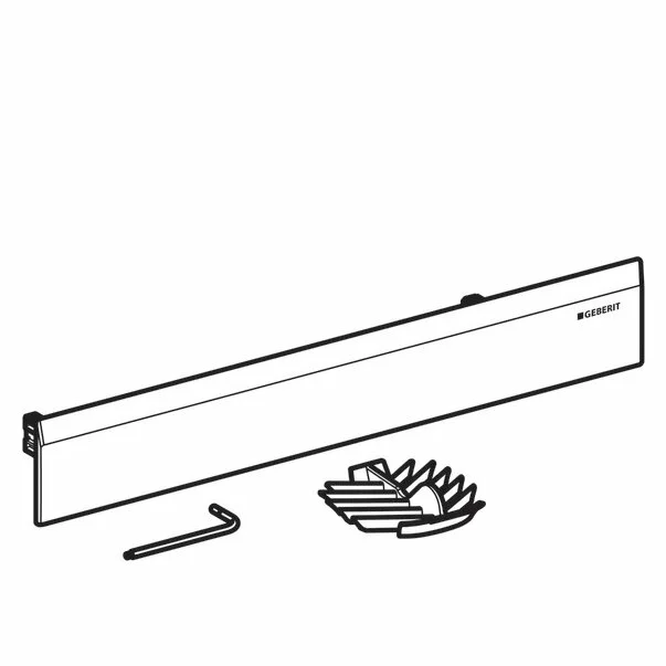 Capac pentru rigola de perete Geberit crom lucios [2]