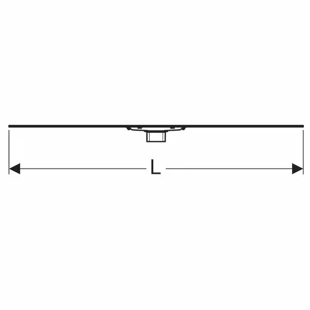 Capac pentru rigola Geberit CleanLine60 30-130 cm crom otel inoxidabil [1]