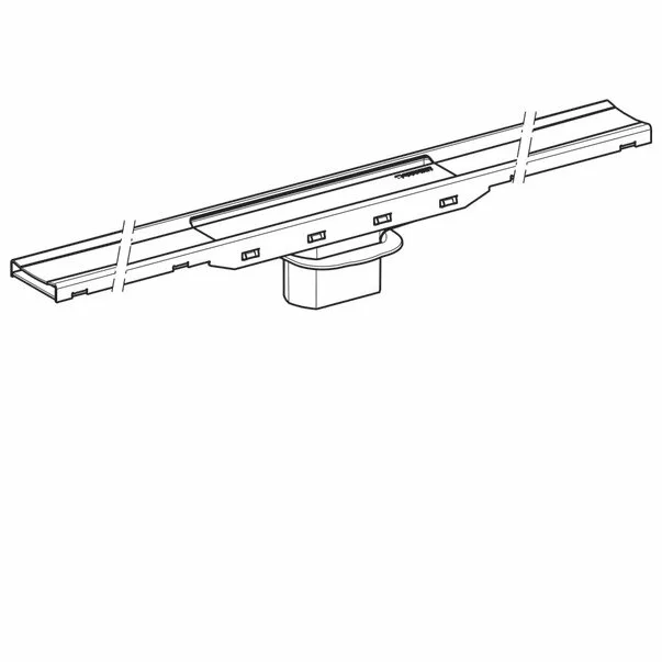 Capac pentru rigola Geberit CleanLine80 30-90 cm champagne [2]