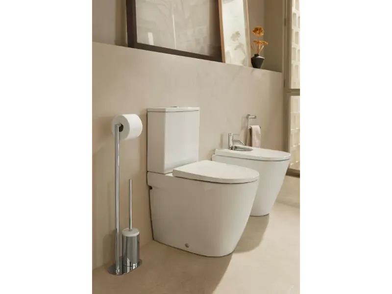 Capac WC A801E22001, Ona, pentru wc, capac softclose, eliberare rapida, suprafata antibacteriana, alb [2]
