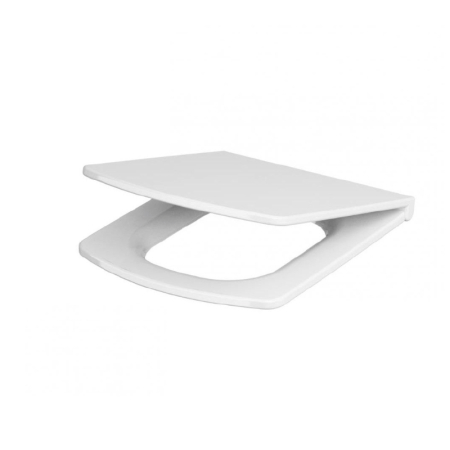 Baie - Capac WC Cersanit, Easy, cu Soft-Close si Easy Off,alb
