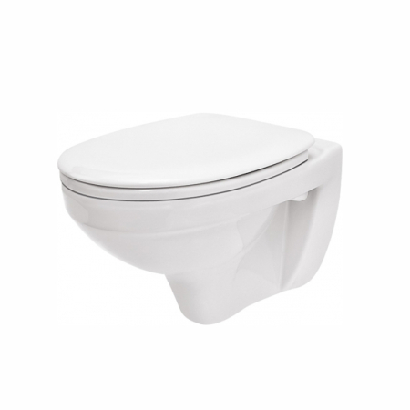 Capac WC Cersanit, Terra, din polipropilena, alb [4]