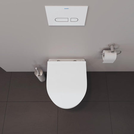 Capac WC Duravit 0020790000, DuraStyle, pentru wc, capac softclose, eliberare rapida, suprafata antibacteriana, alb [13]
