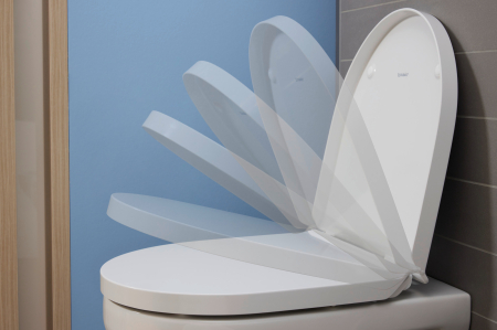 Capac WC Duravit 0020790000, DuraStyle, pentru wc, capac softclose, eliberare rapida, suprafata antibacteriana, alb [9]