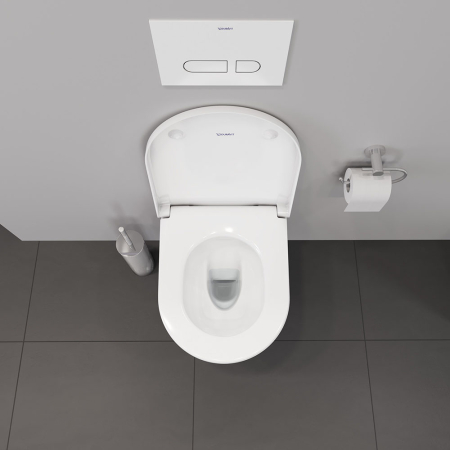 Capac WC Duravit 0021610000, D-Neo, pentru wc, eliberare rapida, suprafata antiaderent, seria D-Neo, alb [3]