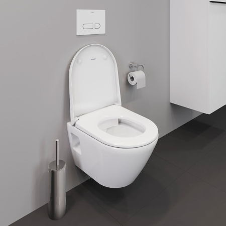 Capac WC Duravit 0021610000, D-Neo, pentru wc, eliberare rapida, suprafata antiaderent, seria D-Neo, alb [6]