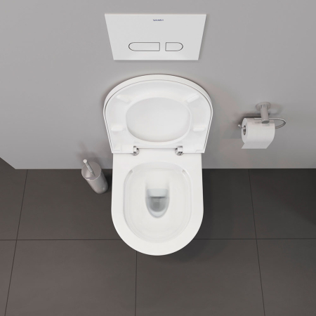 Capac WC Duravit 0021610000, D-Neo, pentru wc, eliberare rapida, suprafata antiaderent, seria D-Neo, alb [5]