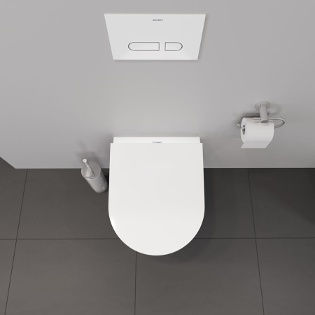 Capac WC Duravit 0021610000, D-Neo, pentru wc, eliberare rapida, suprafata antiaderent, seria D-Neo, alb [8]