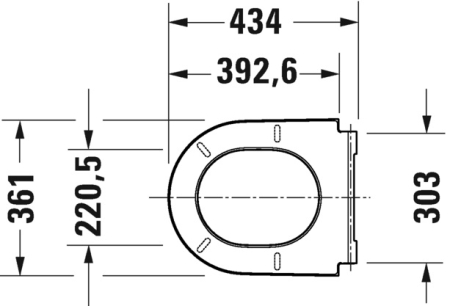 Capac WC Duravit 0021610000, D-Neo, pentru wc, eliberare rapida, suprafata antiaderent, seria D-Neo, alb [15]