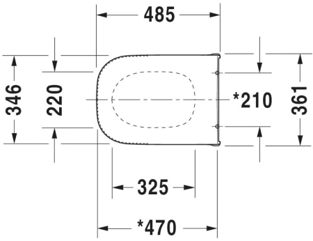 Capac WC Duravit 0060310000, D-Code, pentru wc, eliberare rapida, suprafata antibacteriana, suprafata antiaderent, alb [3]