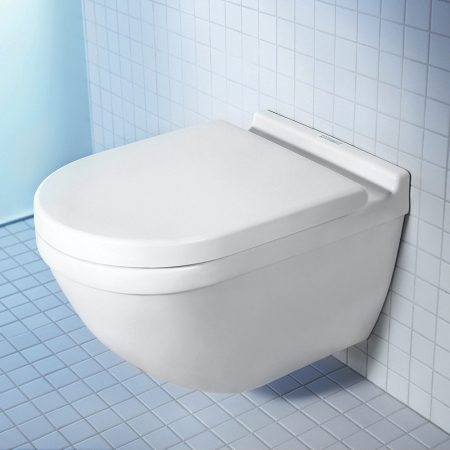 Capac WC Duravit 0063810000, Starck 3, pentru wc, suprafata antiaderent, seria Starck 3, design modern, alb [3]