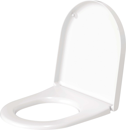Baie - Capac WC Duravit 0063810000, Starck 3, pentru wc, suprafata antiaderent, seria Starck 3, design modern, alb