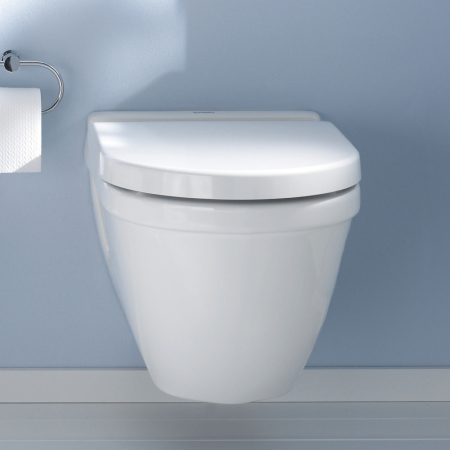 Capac WC Duravit 0063810000, Starck 3, pentru wc, suprafata antiaderent, seria Starck 3, design modern, alb [4]