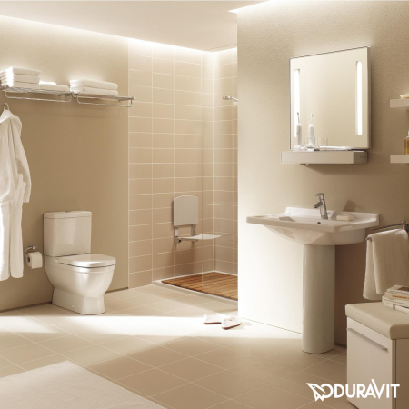 Capac WC Duravit 0063810000, Starck 3, pentru wc, suprafata antiaderent, seria Starck 3, design modern, alb [2]