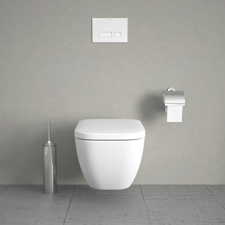 Capac WC Duravit 0064590000, Happy D.2, pentru wc, capac softclose, eliberare rapida, suprafata antiaderent, alb [6]