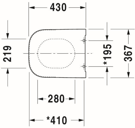 Capac WC Duravit 0064590000, Happy D.2, pentru wc, capac softclose, eliberare rapida, suprafata antiaderent, alb [18]