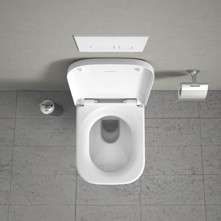 Capac WC Duravit 0064590000, Happy D.2, pentru wc, capac softclose, eliberare rapida, suprafata antiaderent, alb [9]