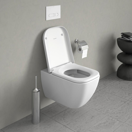 Capac WC Duravit 0064590000, Happy D.2, pentru wc, capac softclose, eliberare rapida, suprafata antiaderent, alb [4]