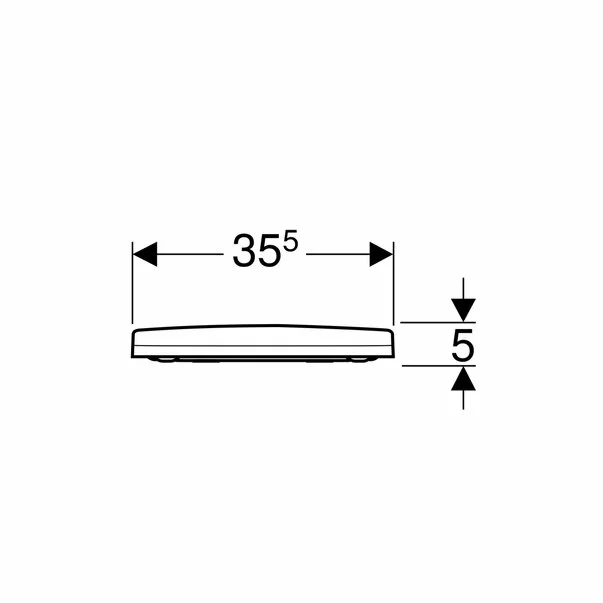 Capac wc Geberit Acanto inchidere lenta balamale Quick Release [1]