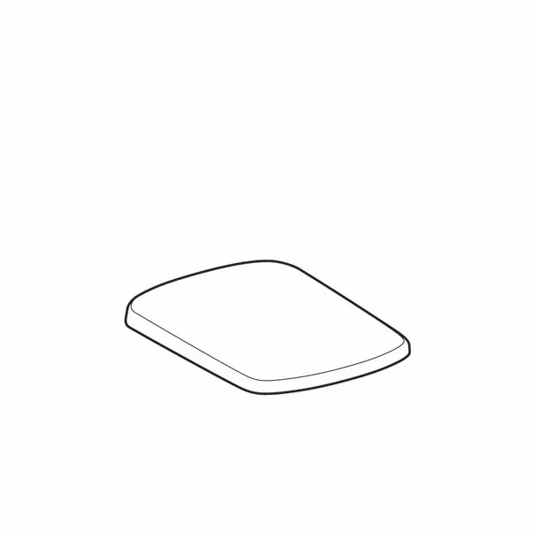 Capac wc Geberit Selnova Square fixare de jos [3]