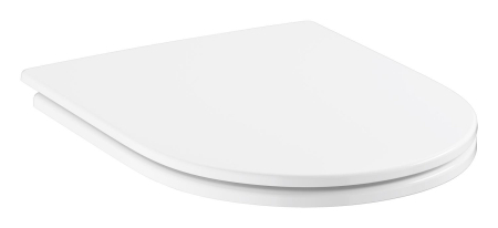 Capac WC Grohe 102500SH00, 450 mm, 365 mm, 1 functii speciale, capac softclose, oval, duroplast, Alb [6]