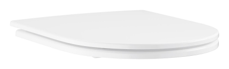 Capac WC Grohe 102500SH00, 450 mm, 365 mm, 1 functii speciale, capac softclose, oval, duroplast, Alb [4]