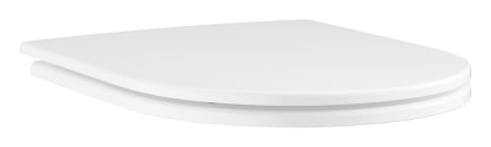 Capac WC Grohe 102500SH00, 450 mm, 365 mm, 1 functii speciale, capac softclose, oval, duroplast, Alb [1]