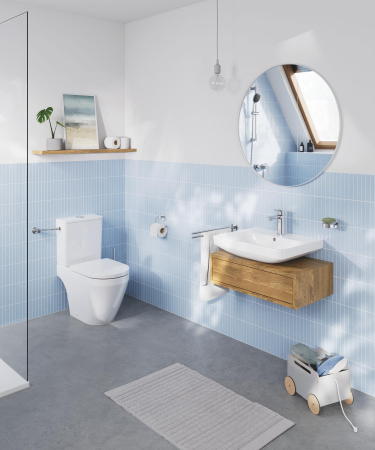 Capac WC Grohe 102501SH00, Euro Ceramic, SoftClose, alb [22]