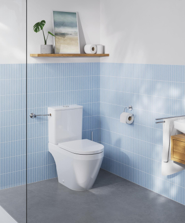 Capac WC Grohe 102501SH00, Euro Ceramic, SoftClose, alb [27]