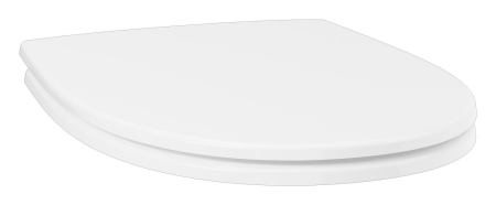 Capac WC Grohe 112947SH00, Bau Ceramic, Slim, datasare rapida, alb [2]