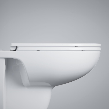 Capac WC Grohe 112947SH00, Bau Ceramic, Slim, datasare rapida, alb [10]