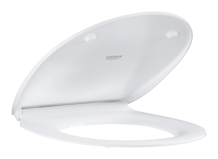 Baie - Capac WC Grohe 39898000, 449 mm, 364 mm, 1 functii speciale, capac softclose, suprafata antiaderent, Alb