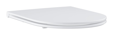Capac WC Grohe 39913000, Bau Ceramic, pentru wc, capac softclose, slim, eliberare rapida, suprafata antibacteriana, alb [1]