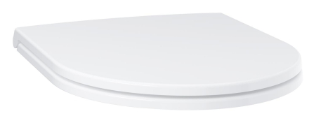 Capac WC Grohe 39913001, 425 mm, 368 mm, 1 functii speciale, capac softclose, oval, duroplast, slim, Alb [2]