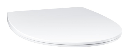 Capac WC Grohe 39923000, Bau Ceramic, pentru wc, capac softclose, slim, eliberare rapida, suprafata antibacteriana, alb [5]