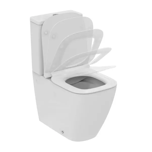 Capac WC Ideal Standard i.life S slim softclose alb lucios [3]