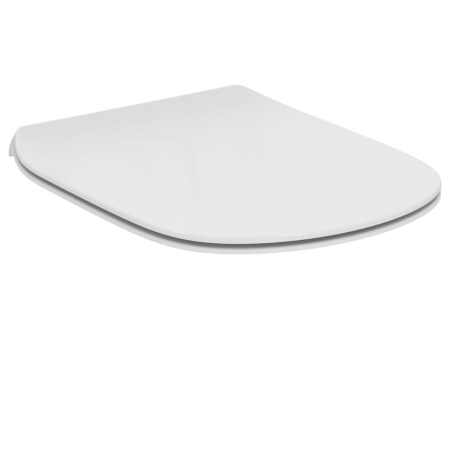 Baie - Capac Wc Ideal Standard, Tesi slim, cu balamale metalice, alb
