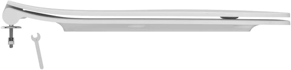 Capac WC Ideal Standard Tesi, SoftClose, Slim, duroplast, alb, T352701 [5]