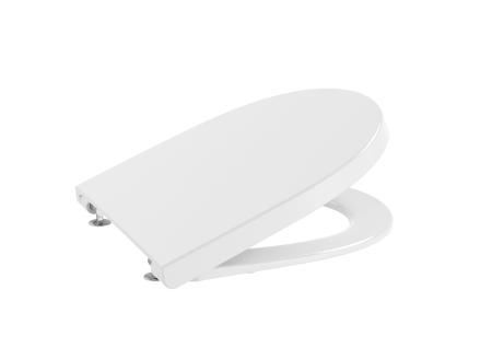 Baie - Capac WC Roca A8012AC00B, Meridian, pentru wc, capac softclose, eliberare rapida, seria Meridian, alb