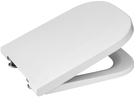 Baie - Capac WC Roca A80148200U, 453 mm, 350 mm, 1 functii speciale, capac softclose, suprafata antiaderent, Alb