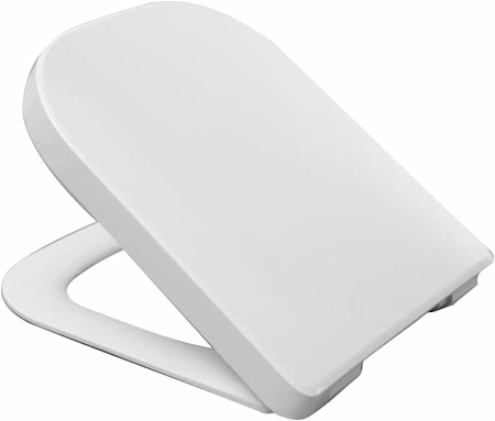 Capac WC Roca A80148200U, 453 mm, 350 mm, 1 functii speciale, capac softclose, suprafata antiaderent, Alb [1]