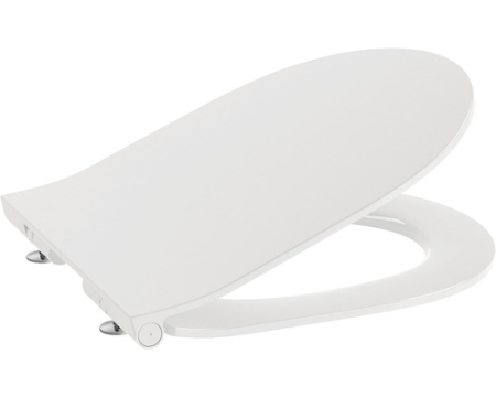 Baie - Capac WC Roca A801482211, The Gap, pentru wc, capac softclose, slim, eliberare rapida, suprafata antibacteriana, alb