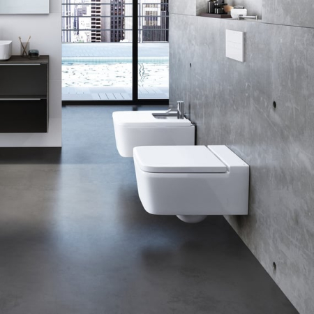 Capac WC Roca A80153200B, 442 mm, 372 mm, 1 functii speciale, capac softclose, suprafata antiaderent, Alb [3]