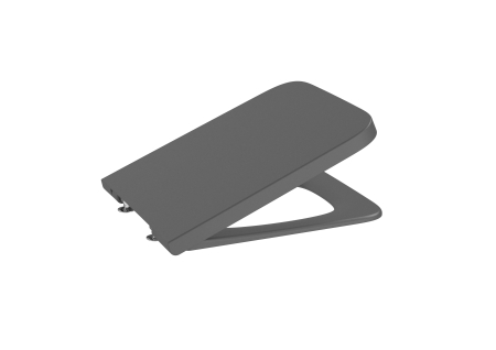 Baie - Capac WC Roca A80153264B, 442 mm, 372 mm, 1 functii speciale, capac softclose, suprafata antiaderent, Antracit