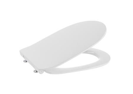 Baie - Capac WC Roca A801D12003, 453 mm, 350 mm, 1 functii speciale, capac softclose, suprafata antiaderent, Alb