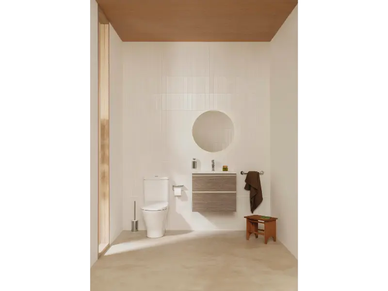 Capac WC Roca A801D20001, 419 mm, 357 mm, 1 functii speciale, suprafata antiaderent, oval, duroplast, Alb [1]