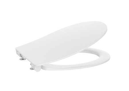 Baie - Capac WC Roca A801E52002, Victoria, pentru wc, capac softclose, slim, eliberare rapida, suprafata antibacteriana, alb