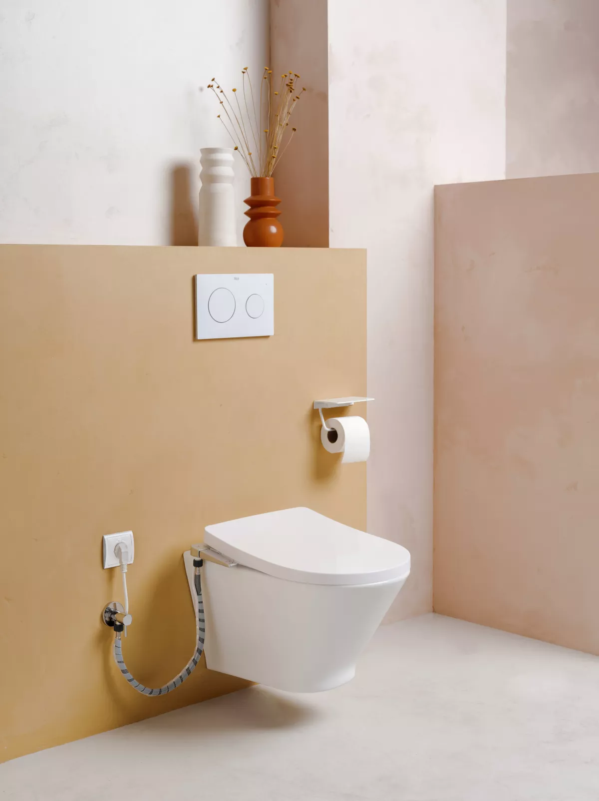 Capac WC Roca MultiClean M3, bideu, SoftClose, reglare temperatura, alb, A804052001 [6]
