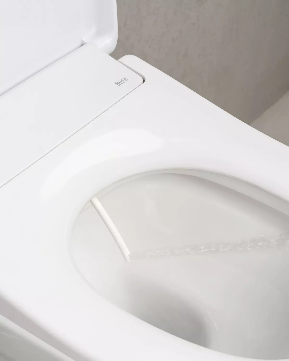 Capac WC Roca MultiClean M3, bideu, SoftClose, reglare temperatura, alb, A804052001 [2]