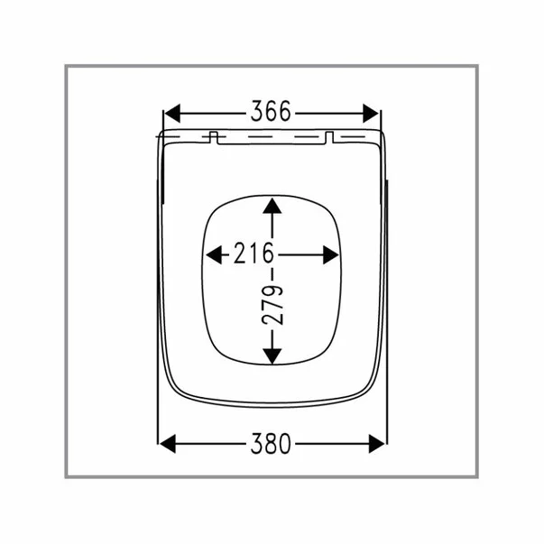 Capac wc soft close Villeroy&Boch Architectura dreptunghiular quick release [1]